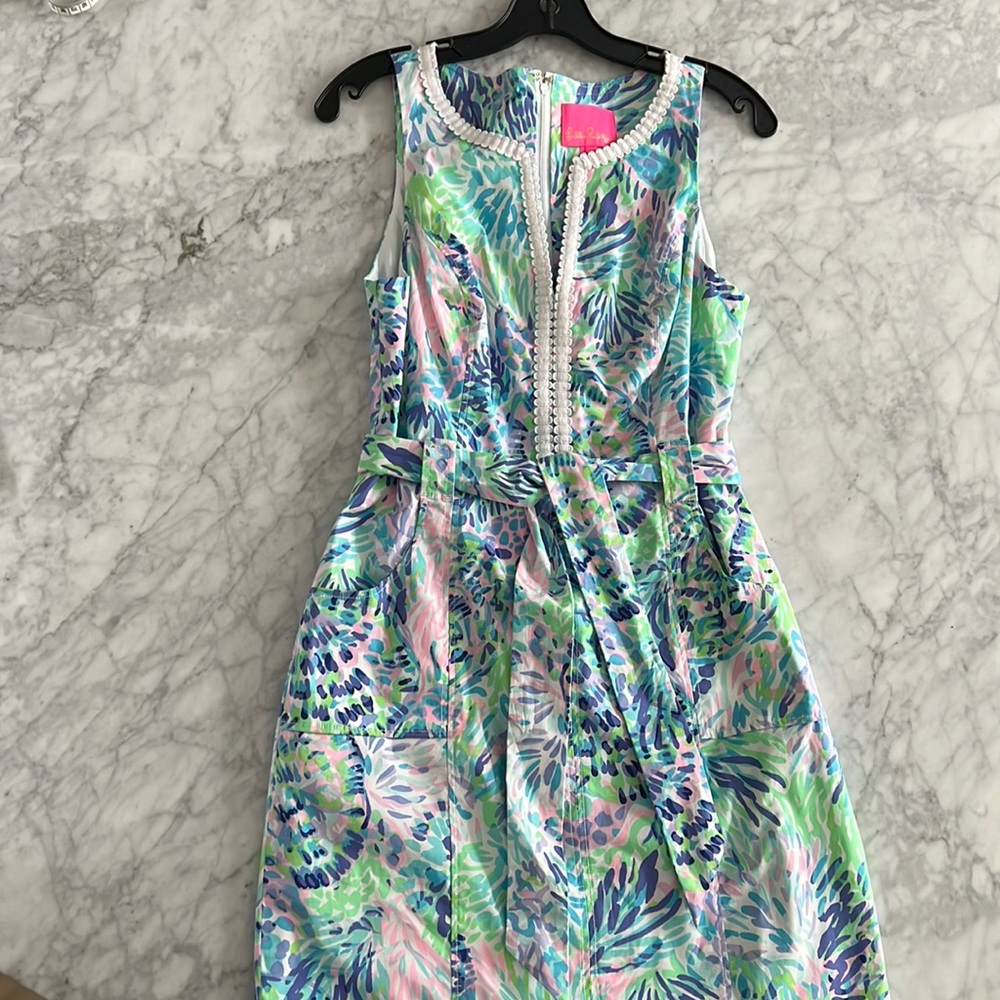 Lilly Pulitzer sleeveless cotton dress size 6